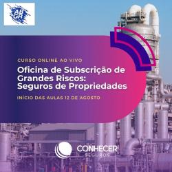 Oficina de Subscrição de Grandes Riscos: Seguros de Propriedades - Curso online  e ao vivo - Conhecer Seguros 